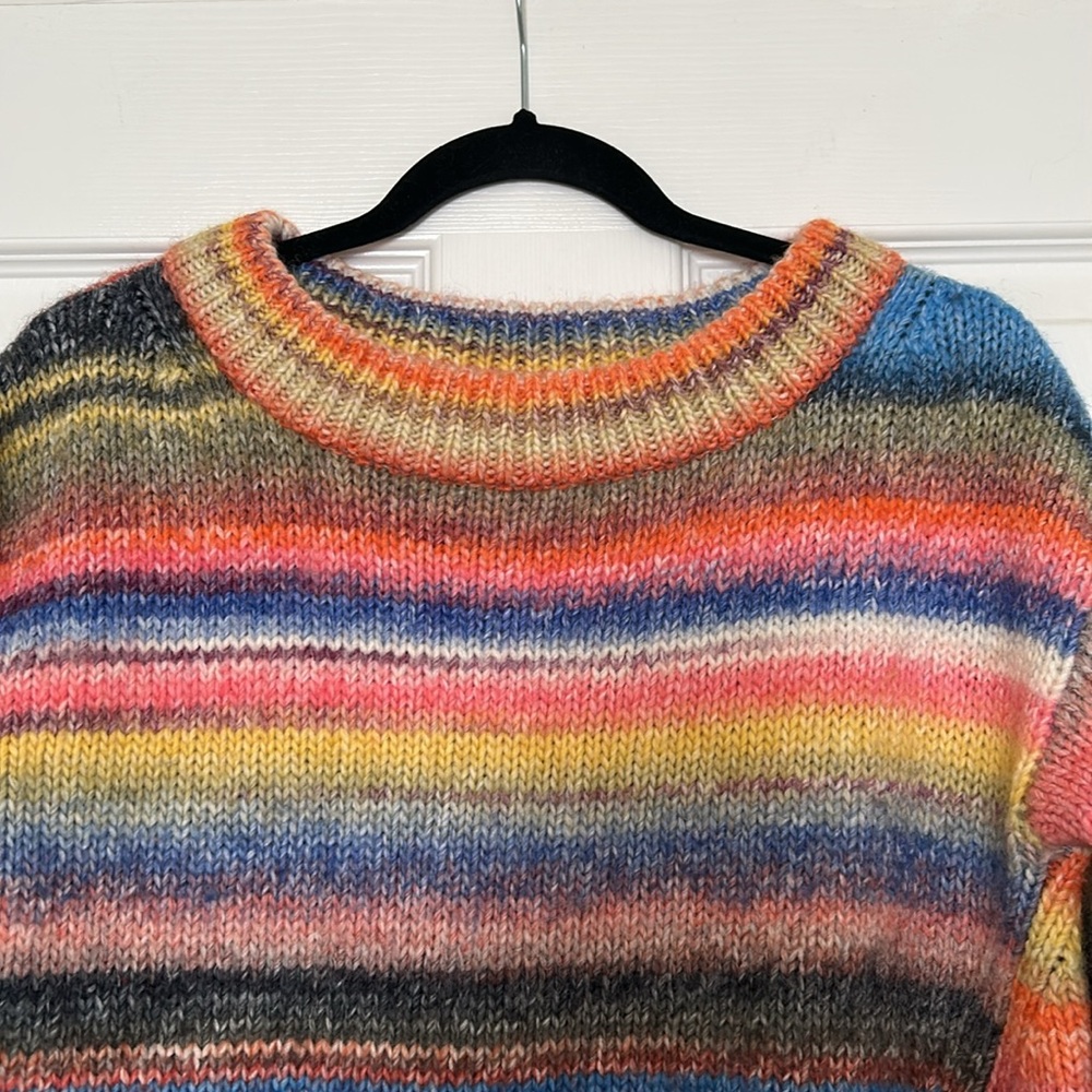 Cinq à Sept Multicolor Striped Sweater - Picture 3 of 10